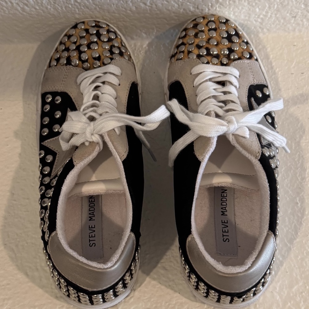 Steve Madden Women's Starling Sneaker - size 8.5 - Picture 2 of 4